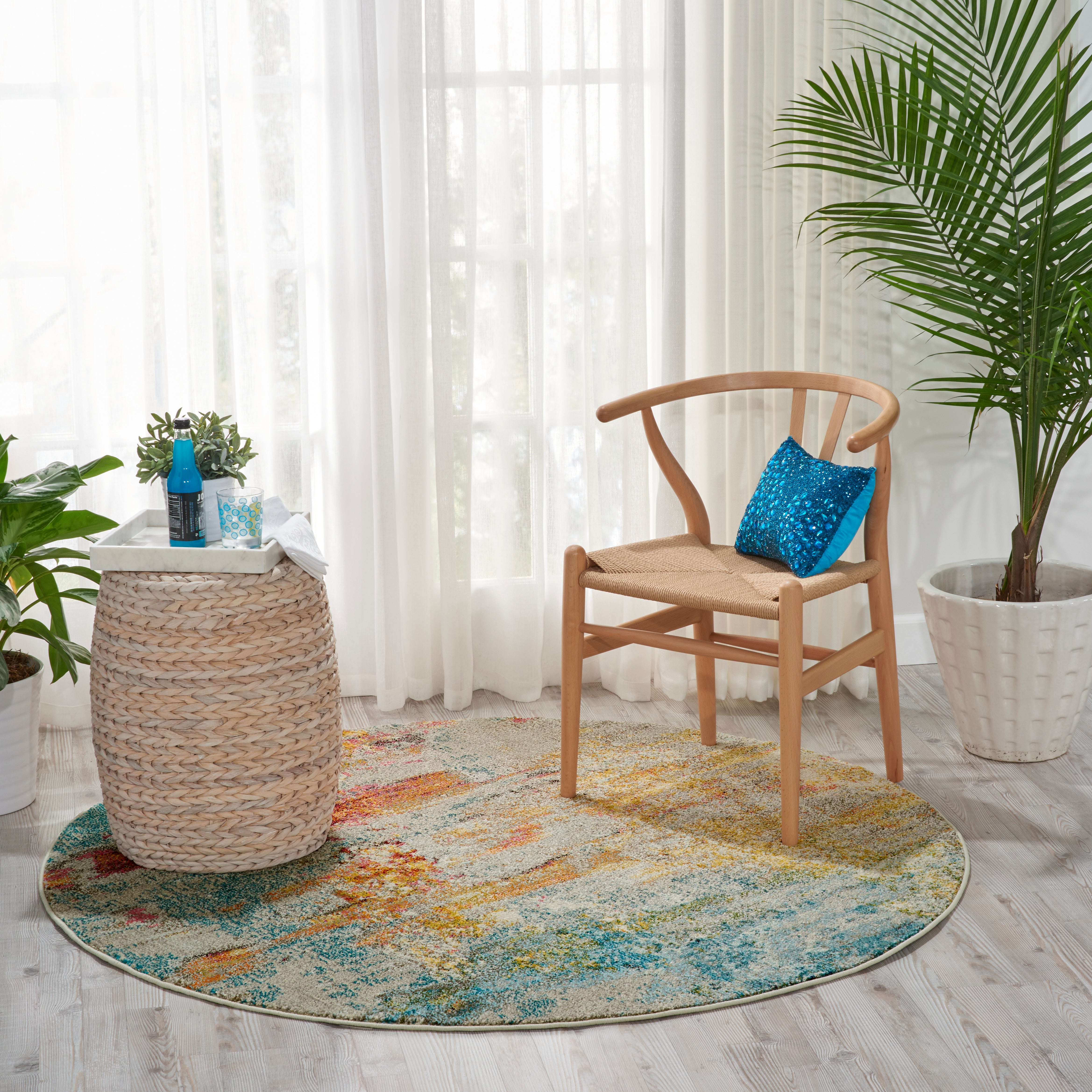 Nourison Celestial CES02 Multicolour Rug